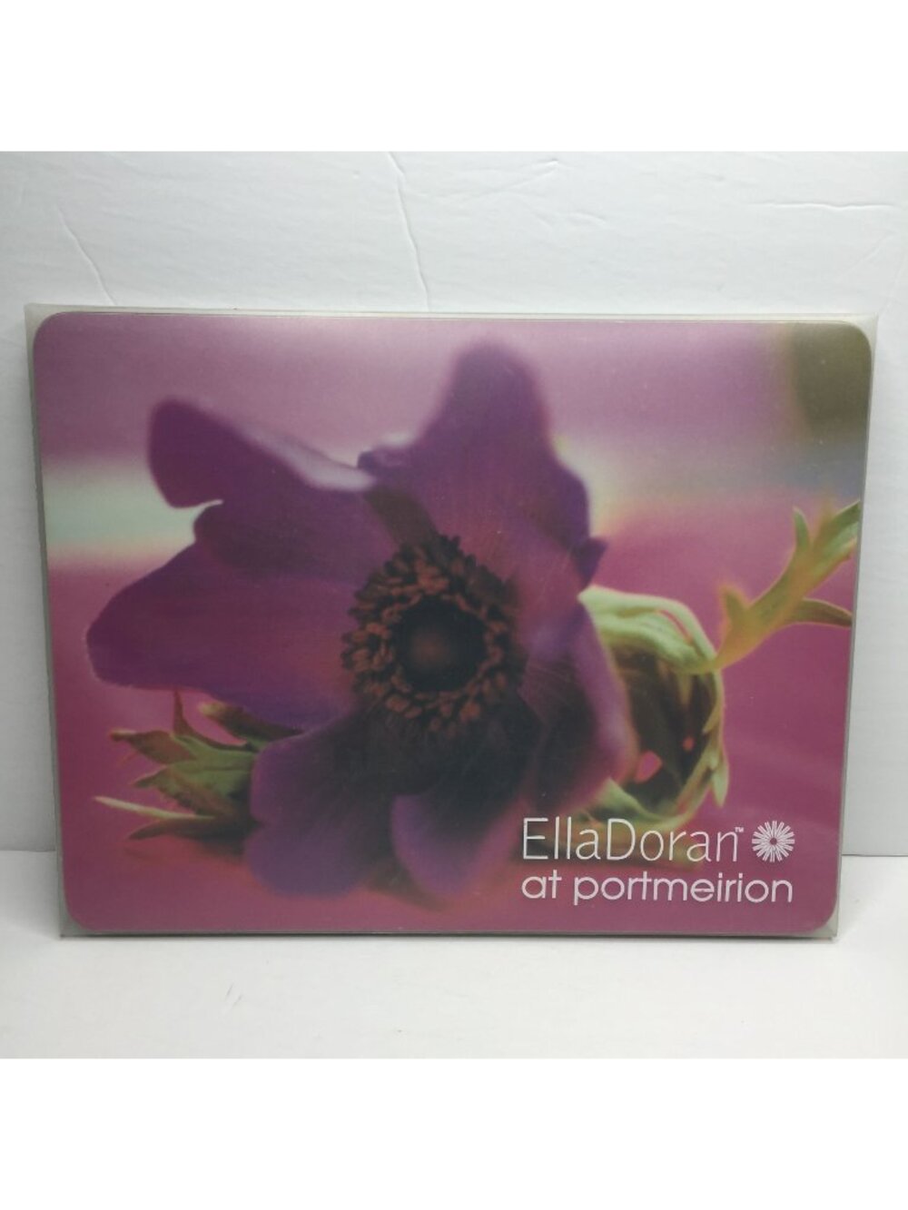 Ella Doran Placemats Set 4 Floral At Portmeirion Cork-Backed Purple Blue Green